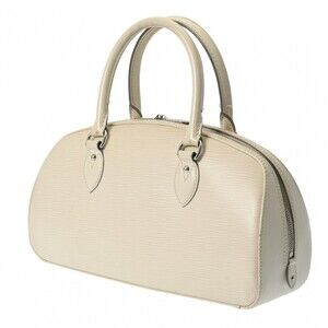 Louis Vuitton Jasmine Ivory Leather Epi Handbag White